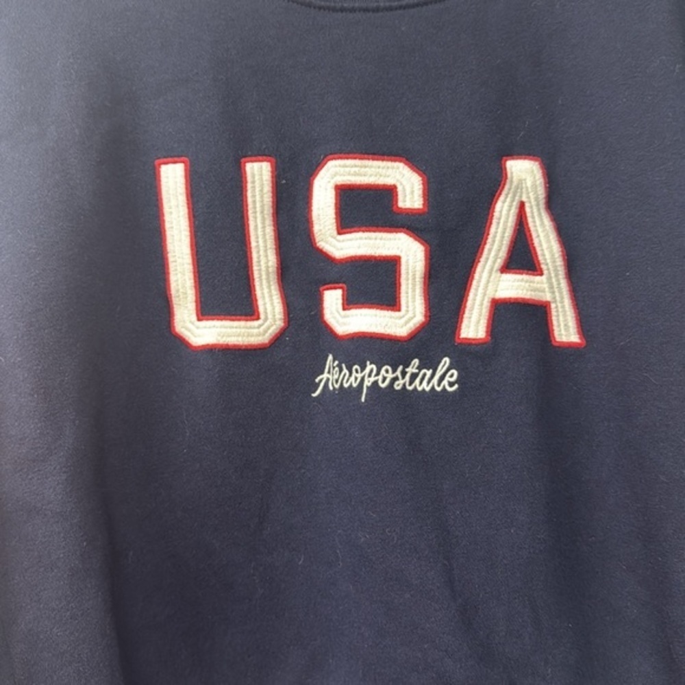 Aeropostale Women's Navy USA Sweatshirt size medium - Picture 2 of 4